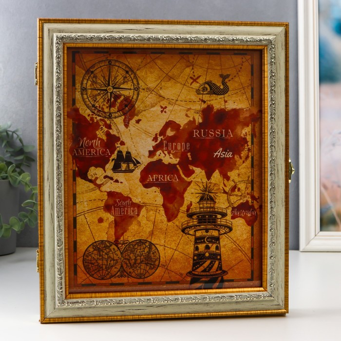 Ключница "Карта мира" 33х27 см
Ключница "Карта мира" 33х27 см