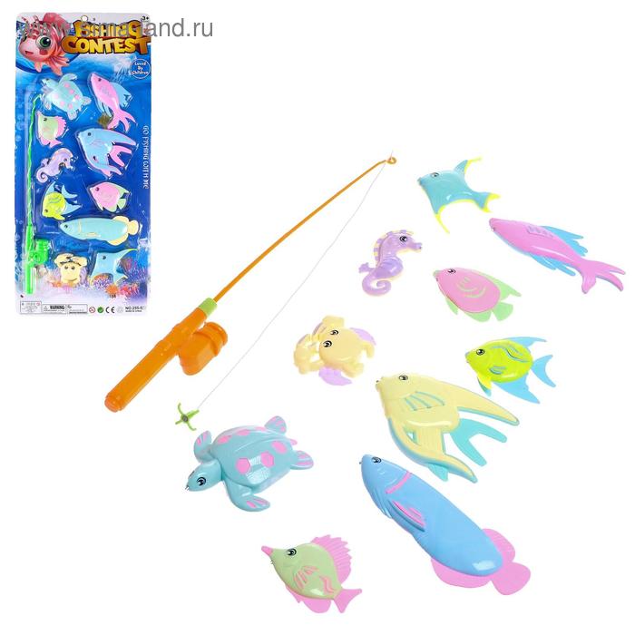 Рыбалка «Морские обитатели», 10 рыбок, удочка, МИКС
Рыбалка «Морские обитатели», 10 рыбок, удочка, МИКС