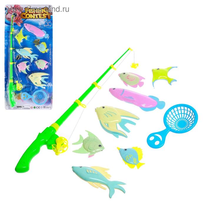 Рыбалка «Морские жители» 7 рыбок, сачок
Рыбалка «Морские жители» 7 рыбок, сачок