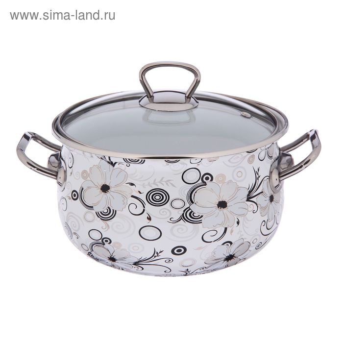 Кастрюля «Кружево», 3,1 л, стеклянная крышка
Кастрюля «Кружево», 3,1 л, стеклянная крышка
