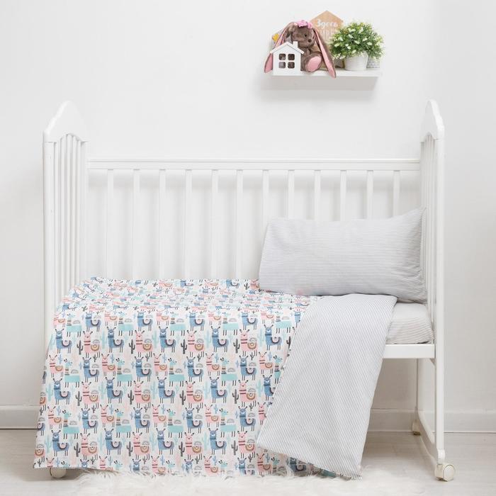 Постельное бельё детское «Ламы» 112х147 см, 60х120 см, 40х60 см
Постельное бельё детское «Ламы» 112х147 см, 60х120 см, 40х60 см