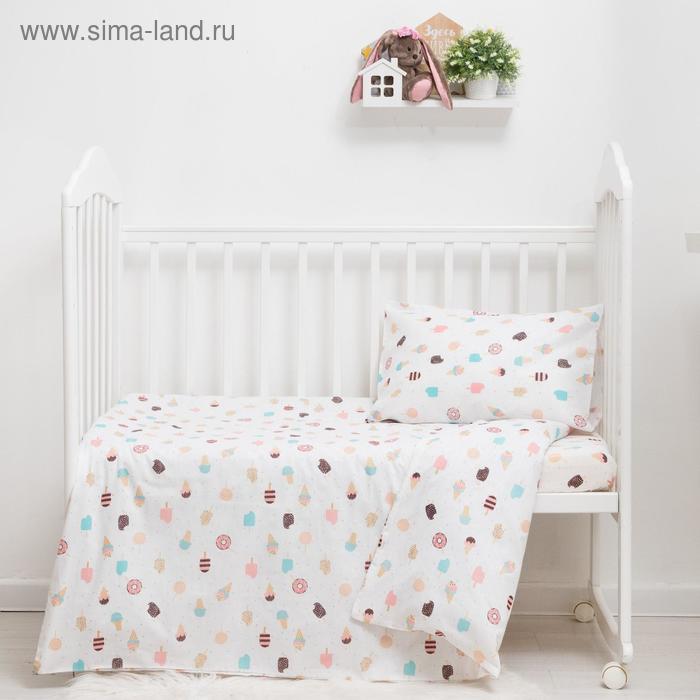 Постельное бельё детское «Мороженое» 112х147 см, 60х120 см, 40х60 см
Постельное бельё детское «Мороженое» 112х147 см, 60х120 см, 40х60 см