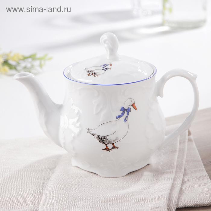 фото Чайник «рококо гуси», 600 мл