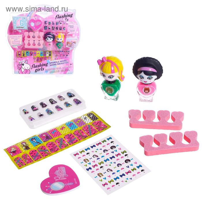Набор для девочек для маникюра «Стильный набор» с аксессуарами
Набор для девочек для маникюра «Стильный набор» с аксессуарами