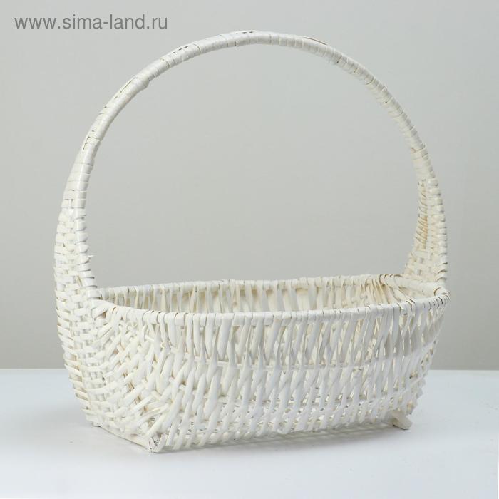 фото Корзина плетеная, 42*36*15/38, лоза