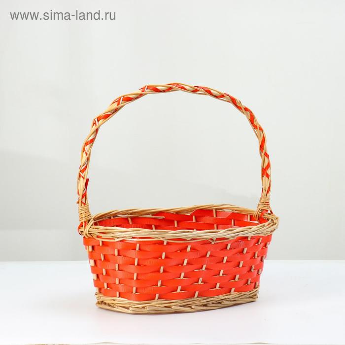 фото Корзина плетеная, 34х26х13х39, лоза