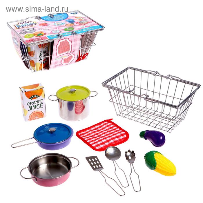 Набор металлической посуды «В корзинке»
Набор металлической посуды «В корзинке»