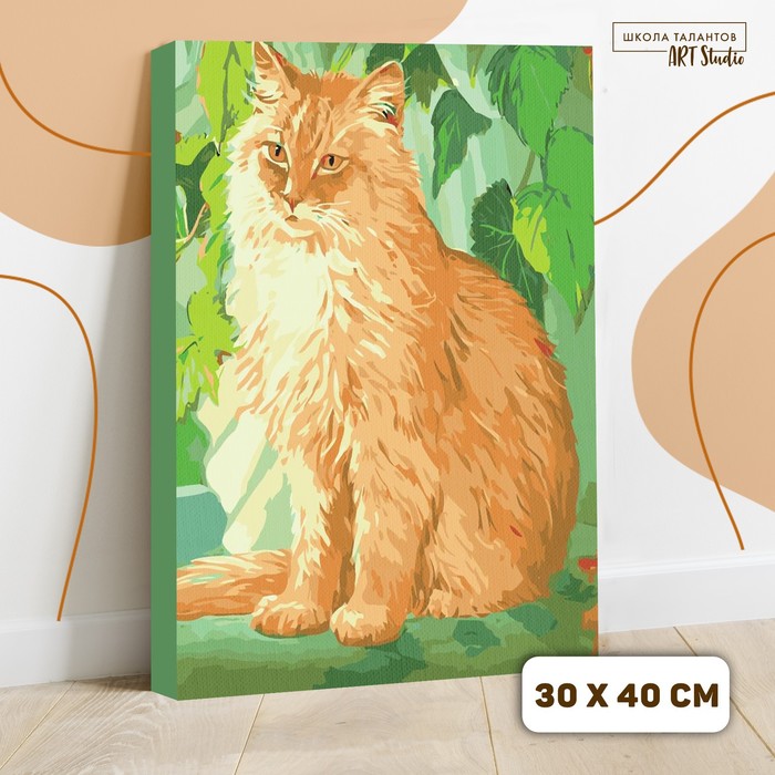 Картина по номерам на холсте с подрамником «Рыжий кот», 40х30 см
Картина по номерам на холсте с подрамником «Рыжий кот», 40х30 см