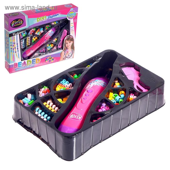 Набор парикмахера с аксессуарами для волос + аппарат для плетения
Набор парикмахера с аксессуарами для волос + аппарат для плетения