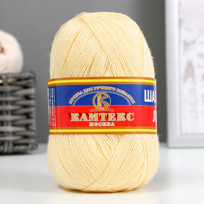Пряжа "Шалунья лайт" 55% шерсть меринос, 45% акрил 600м/100гр (031 шампанское)
Пряжа "Шалунья лайт" 55% шерсть меринос, 45% акрил 600м/100гр (031 шампанское)