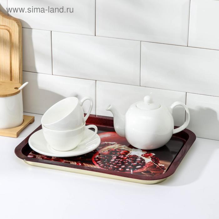 Поднос прямоугольный «Тропические фрукты», 33×26 см, рисунок МИКС
Поднос прямоугольный «Тропические фрукты», 33×26 см, рисунок МИКС