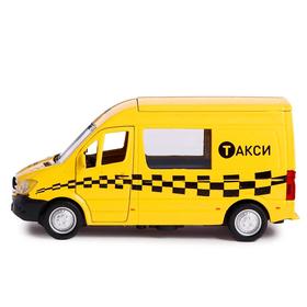 Машина металлическая «Mercedes-benz Sprinter. Такси» 14см, открываются двери, инерция
Машина металлическая «Mercedes-benz Sprinter. Такси» 14см, открываются двери, инерция
