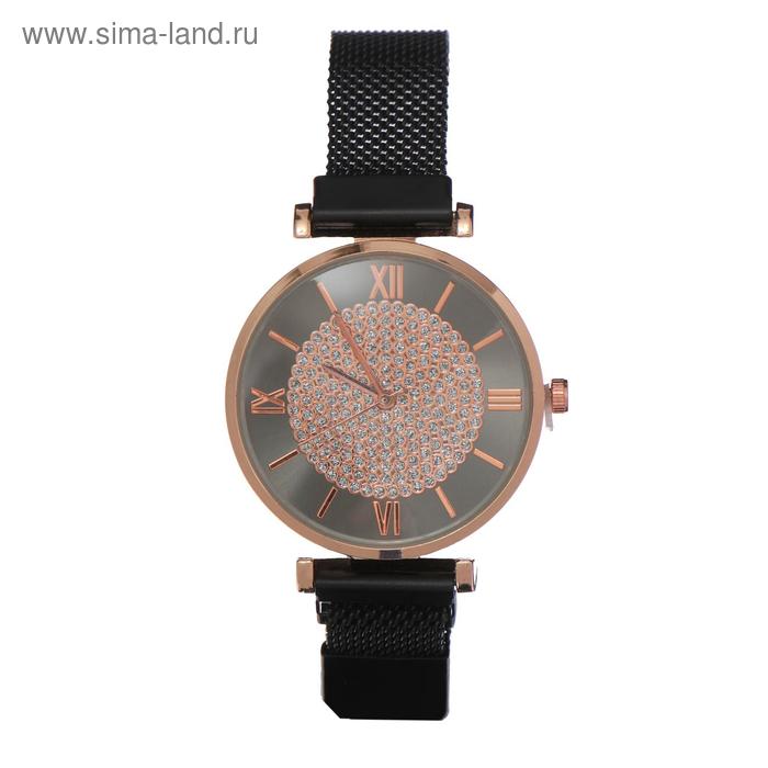Часы наручные женские "Овимин" d=3.8 см, ремешок на магните, чёрные
Часы наручные женские "Овимин" d=3.8 см, ремешок на магните, чёрные