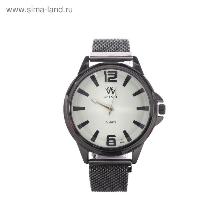 Часы наручные ShiKai 482 d=4.2 см, хром
Часы наручные ShiKai 482 d=4.2 см, хром