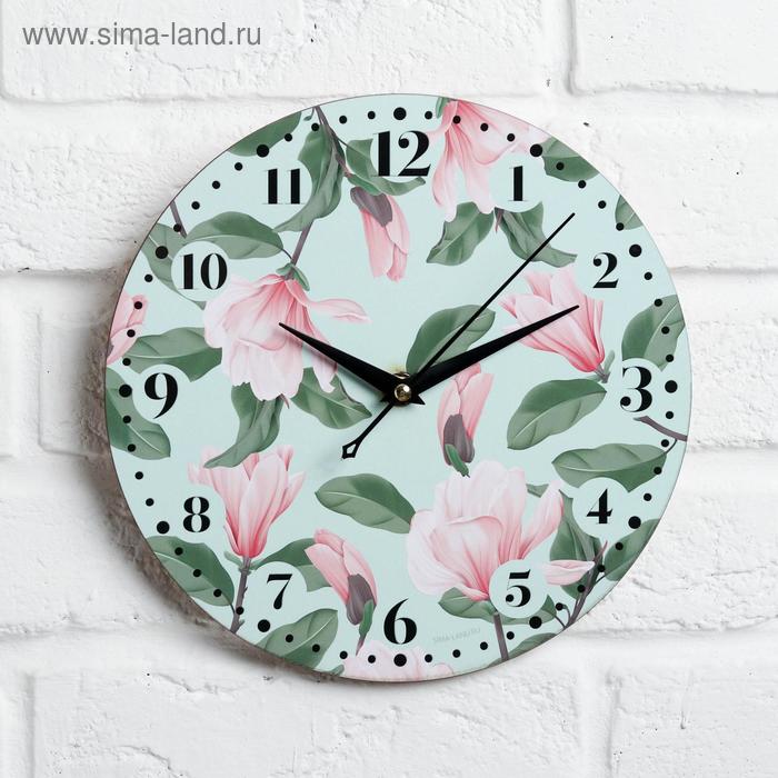 Часы дерево настенные «Цветы», диам. 25 см
Часы дерево настенные «Цветы», диам. 25 см