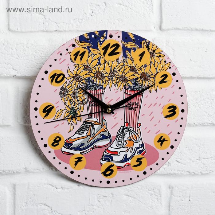 Часы дерево настенные «Подсолнухи», диам. 25 см
Часы дерево настенные «Подсолнухи», диам. 25 см