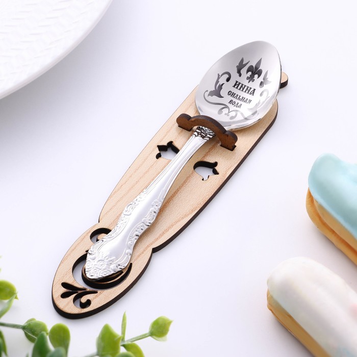 фото Ложка именная, чайная, с гравировкой "инна", h=14