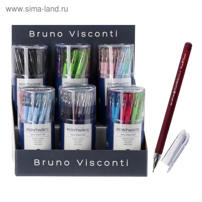 Ручка шариковая Point Write 0.38 мм, корпус микс, синий стержень, препак 6 туб х 144 штуки 
Ручка шариковая Point Write 0.38 мм, корпус микс, синий стержень, препак 6 туб х 144 штуки