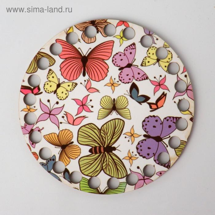 Заготовка для вязания "Круг Бабочки", донышко фанера, размер 10 см
Заготовка для вязания "Круг Бабочки", донышко фанера, размер 10 см
