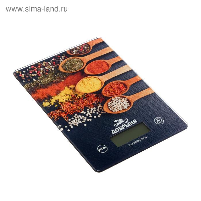 Весы "Добрыня" DO-3010D, электронные, до 5 кг, рисунок "специи"
Весы "Добрыня" DO-3010D, электронные, до 5 кг, рисунок "специи"