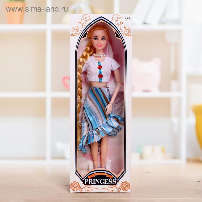 Кукла-модель шарнирная «Оля» в платье, МИКС