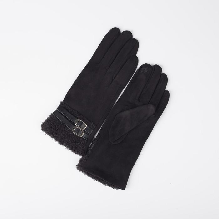 Перчатки женские безразмерные, без утеплителя, для сенсорных экранов, цвет чёрный
Перчатки женские безразмерные, без утеплителя, для сенсорных экранов, цвет чёрный