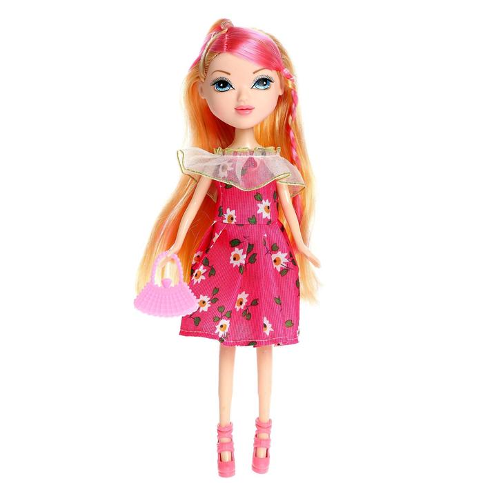 Кукла модная «Элина» в платье, с аксессуаром, МИКС
Кукла модная «Элина» в платье, с аксессуаром, МИКС