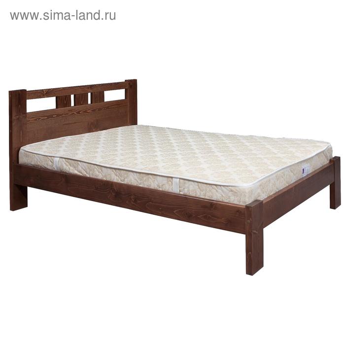 фото Кровать «софия 1», 900 × 2000 мм, массив сосны, цвет дуб