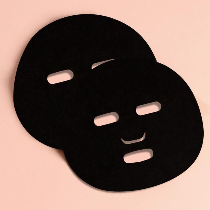 Маска для лица, одноразовая, цвет чёрный
Маска для лица, одноразовая, цвет чёрный