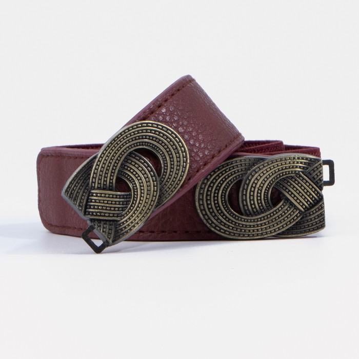 Ремень женский, ширина 2,5 см, резинка, пряжка золото, цвет бордовый
Ремень женский, ширина 2,5 см, резинка, пряжка золото, цвет бордовый