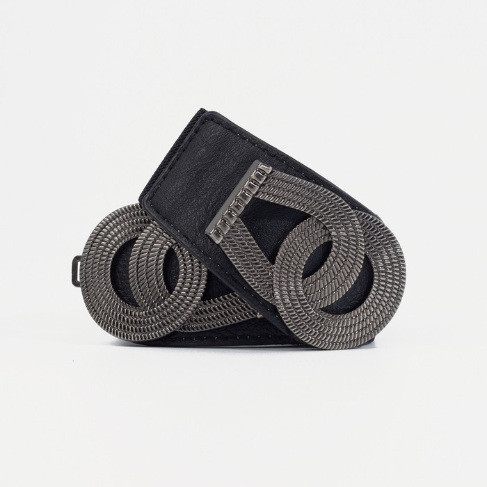 Ремень женский, ширина 3,8 см, резинка, пряжка серебро, цвет чёрный
Ремень женский, ширина 3,8 см, резинка, пряжка серебро, цвет чёрный