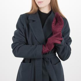 Перчатки женские безразмерные, без утеплителя, для сенсорных экранов, цвет бордовый
Перчатки женские безразмерные, без утеплителя, для сенсорных экранов, цвет бордовый