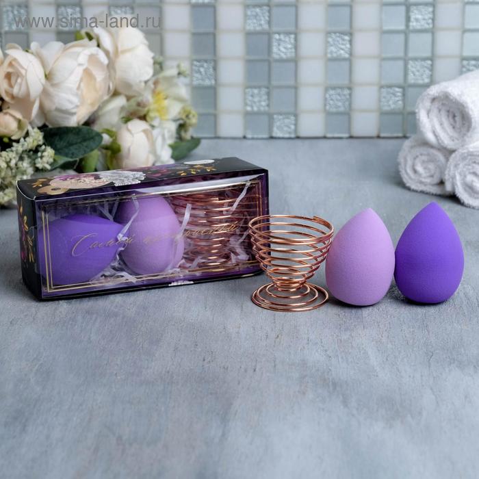 Набор спонжей для макияжа «Расцветай», 2 шт и подставка
Набор спонжей для макияжа «Расцветай», 2 шт и подставка