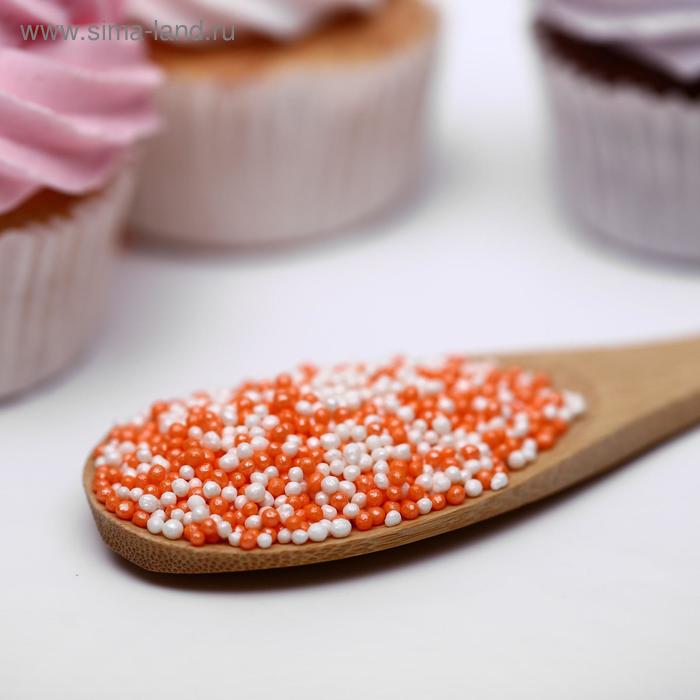 Драже сахарное «Бисер цветной», серебро, оранжевый, 50 г
Драже сахарное «Бисер цветной», серебро, оранжевый, 50 г