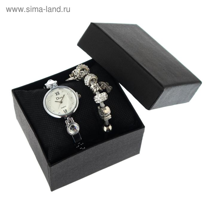 Подарочный набор 2 в 1 "Агетти": наручные часы d=2.7 см, микс, браслет
Подарочный набор 2 в 1 "Агетти": наручные часы d=2.7 см, микс, браслет