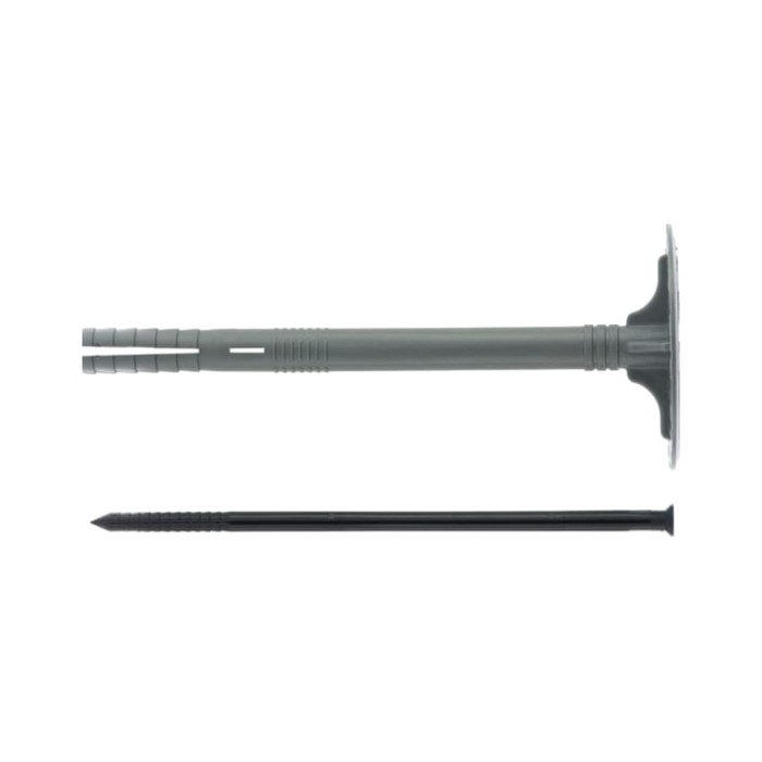 фото Дюбель "сибртех" "гриб" для крепления утеплителя, 100 мм, 45 шт.