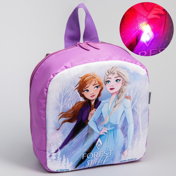 Рюкзак детский, с мигающим элементом, отдел на молнии, «Холодное Сердце», Disney
Рюкзак детский, с мигающим элементом, отдел на молнии, «Холодное Сердце», Disney