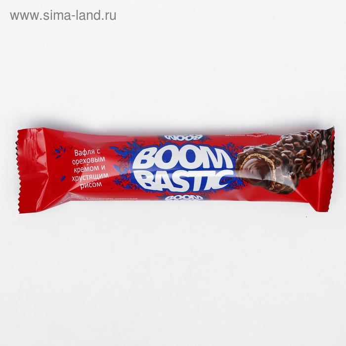 Вафля Boombastic в молочном шоколаде с ореховым кремом и хрустящим рисом, 32 г
Вафля Boombastic в молочном шоколаде с ореховым кремом и хрустящим рисом, 32 г