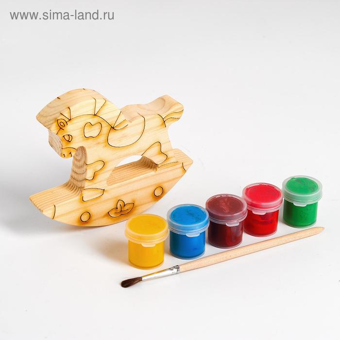 Набор под роспись «Лошадка-качалка» с контуром,с красками и кисточкой
Набор под роспись «Лошадка-качалка» с контуром,с красками и кисточкой