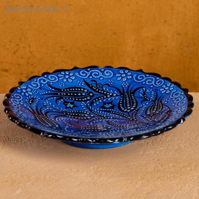 Тарелка плоская 18см "Синий тюльпан"
Тарелка плоская 18см "Синий тюльпан"