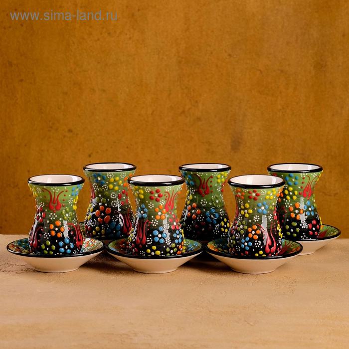 Чайный набор 12 предметов "Рельеф зеленый" 120мл
Чайный набор 12 предметов "Рельеф зеленый" 120мл