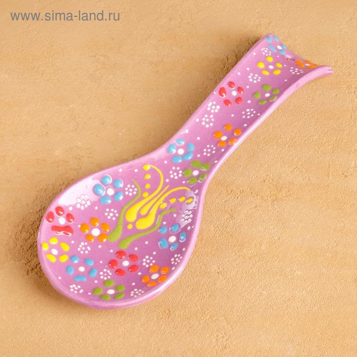 Подставка под ложку 22см "Рельеф сиреневый"
Подставка под ложку 22см "Рельеф сиреневый"