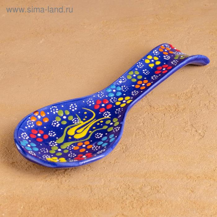 Подставка под ложку 22,5см "Рельеф синий"
Подставка под ложку 22,5см "Рельеф синий"