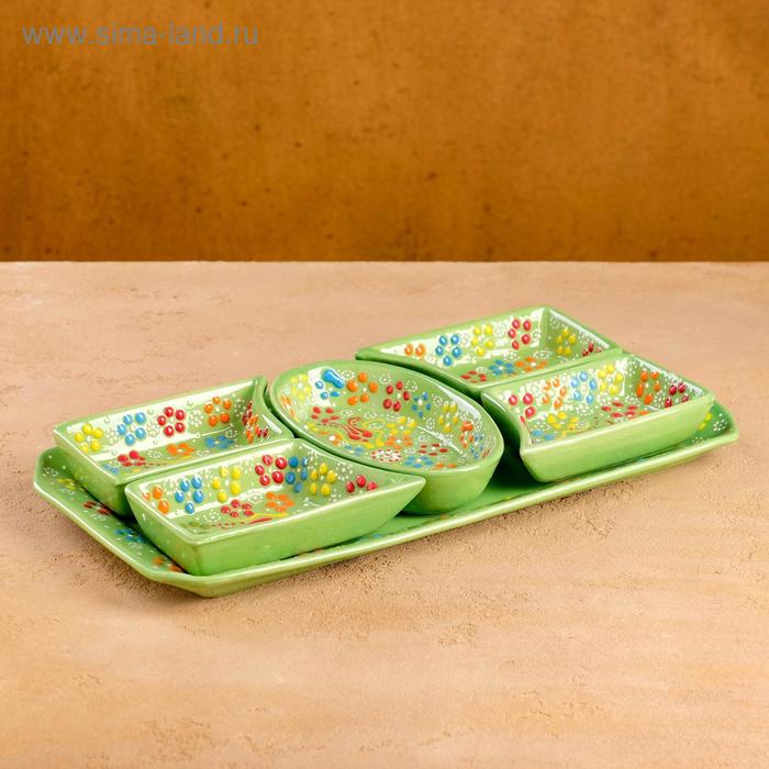 Менажница прямоугольная 34,5*17см "Рельеф зеленый"
Менажница прямоугольная 34,5*17см "Рельеф зеленый"