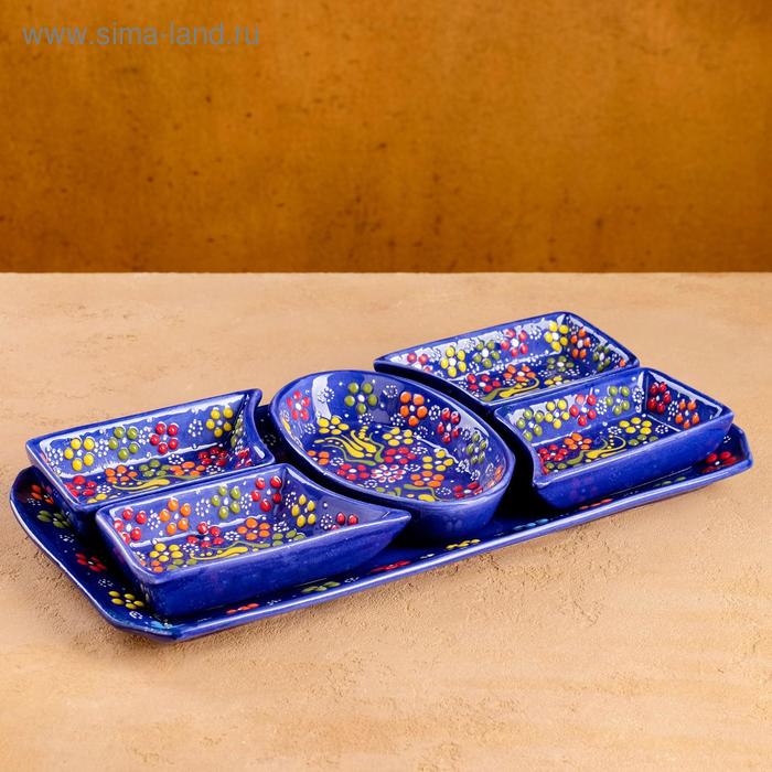 Менажница прямоугольная 34,5*17см "Рельеф синий"
Менажница прямоугольная 34,5*17см "Рельеф синий"