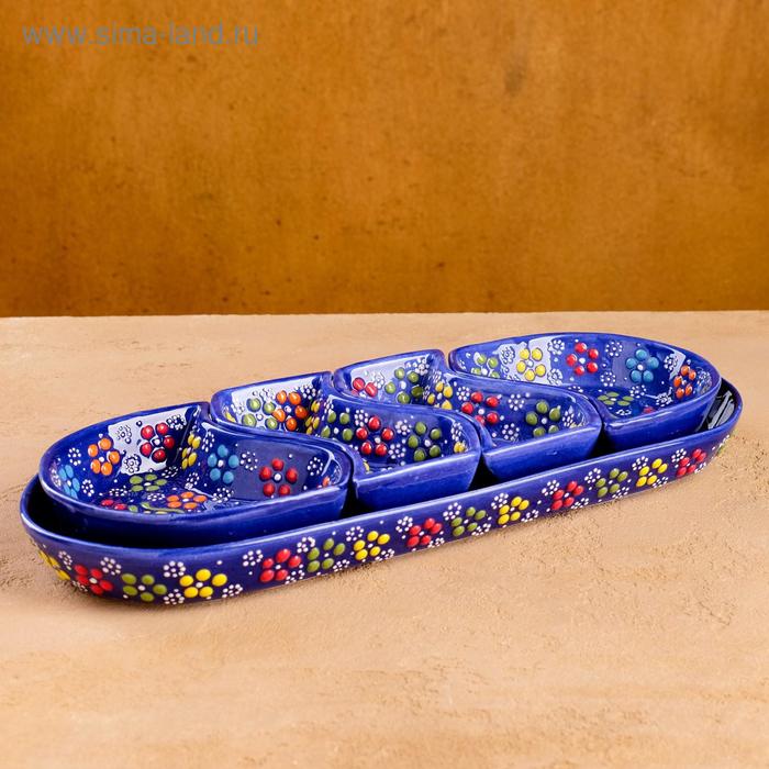 Менажница овальная 33*12см "Рельеф синий"
Менажница овальная 33*12см "Рельеф синий"