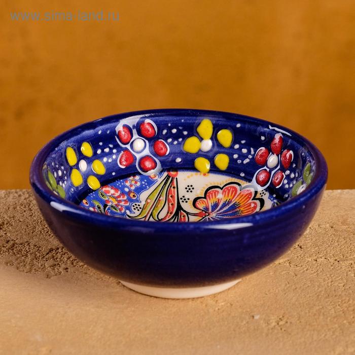 Пиала средняя 8см "Рельеф особый" синяя 60 мл 
Пиала средняя 8см "Рельеф особый" синяя 60 мл