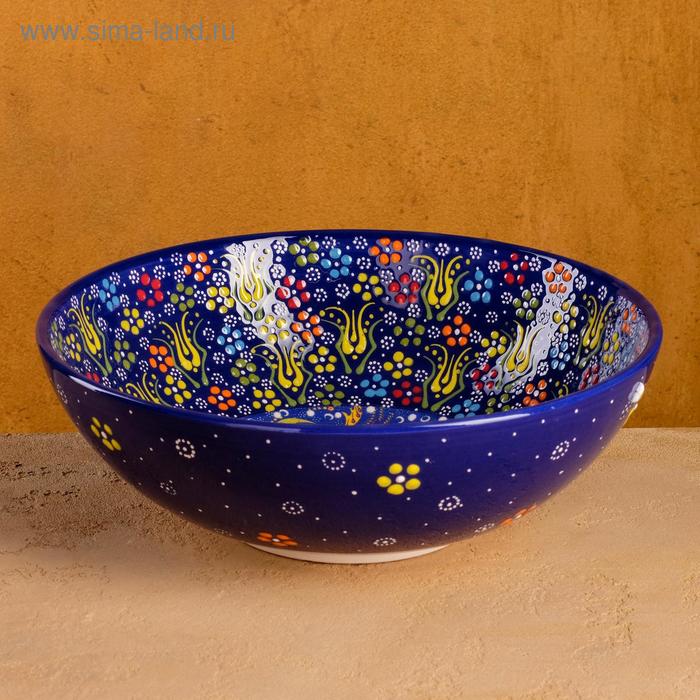 Салатник 31см "Рельеф особый" синий
Салатник 31см "Рельеф особый" синий