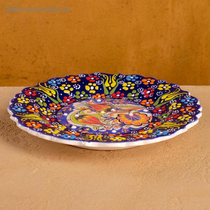 Тарелка плоская 19см "Рельеф особый" синяя
Тарелка плоская 19см "Рельеф особый" синяя