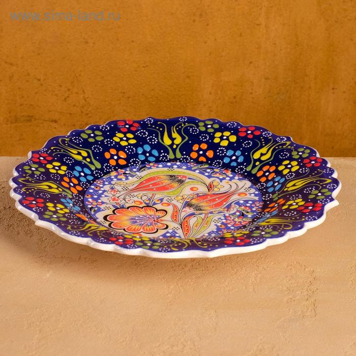 Тарелка плоская 26см "Рельеф особый" синяя
Тарелка плоская 26см "Рельеф особый" синяя